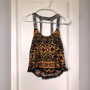 ☀️Xhilaration Sunny Crop Tank☀️